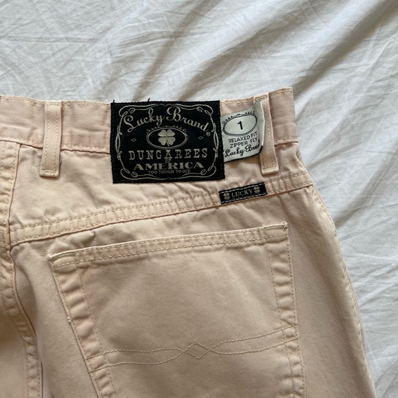 Vintage cream colored Lucky Brand USA Made pants Men’s 34x32 - Picture 1 of 8